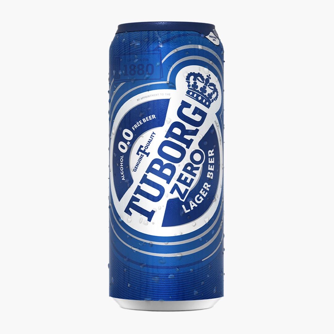 آبجو روسی TUBORG قوطی فلزی بدون الکل