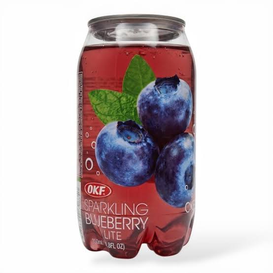 آب گازدار 350 ml بلوبری او کی اف